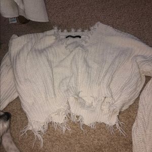 cropped zaful sweater